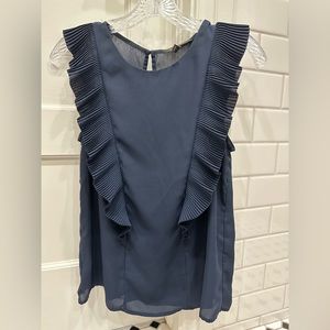 Banana Republic navy blouse